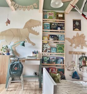 drewniana biblioteczka dla dziecka Bambooko